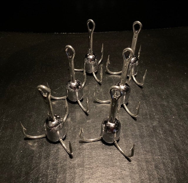 Weighted Snag Hooks With Mustad 3551 Hooks Jigs Tackle